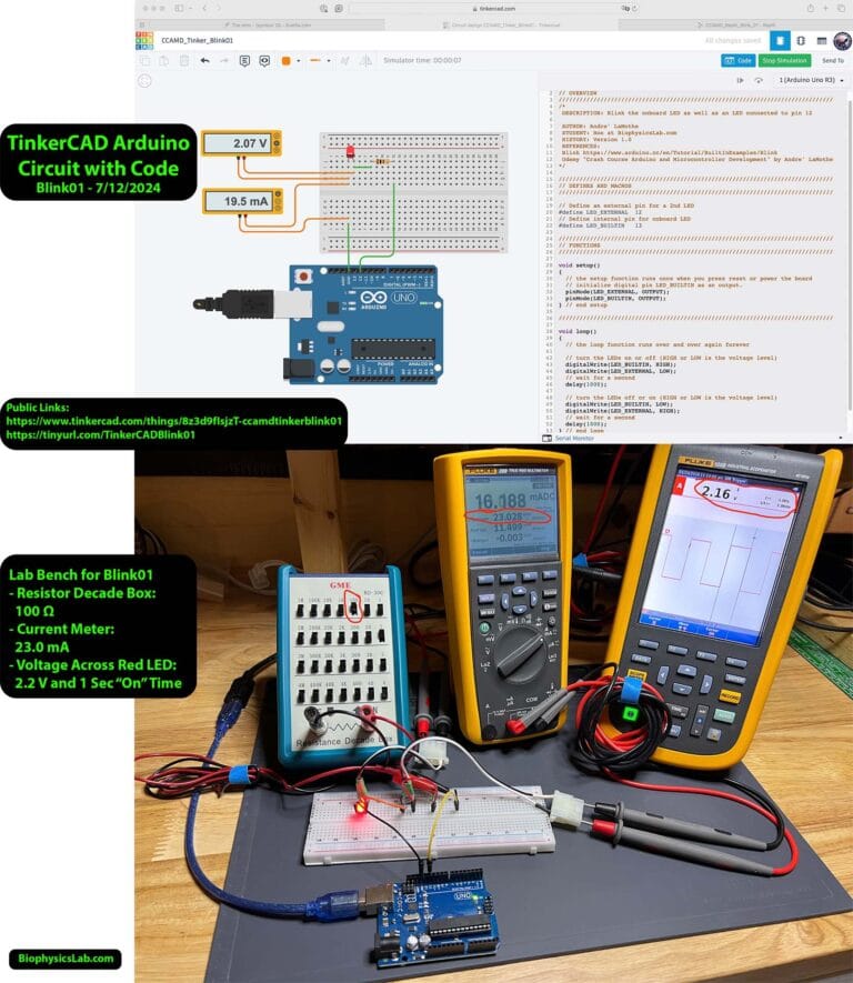 Arduino Simulation vs Bench